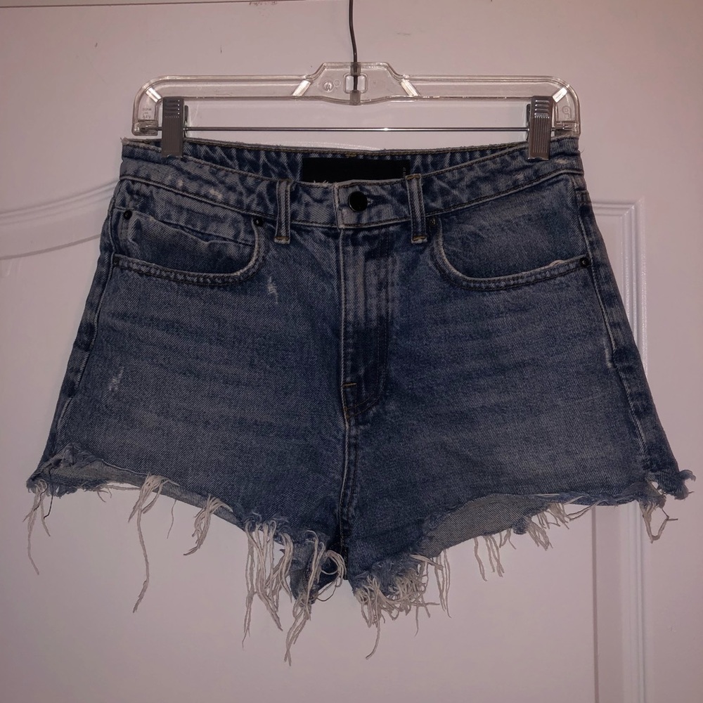 Alexander Wang Bite Shorts - High Rise Denim Shorts - Jean Shorts size 27